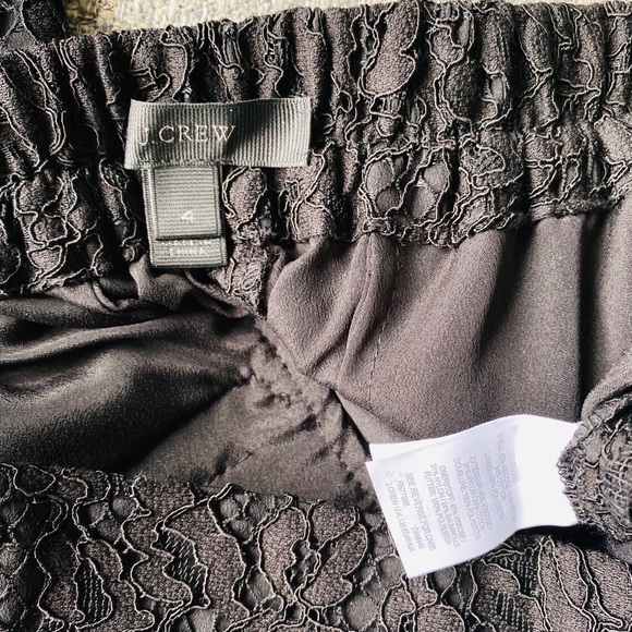 J. CREW Black Lace Pant - Picture 5 of 7